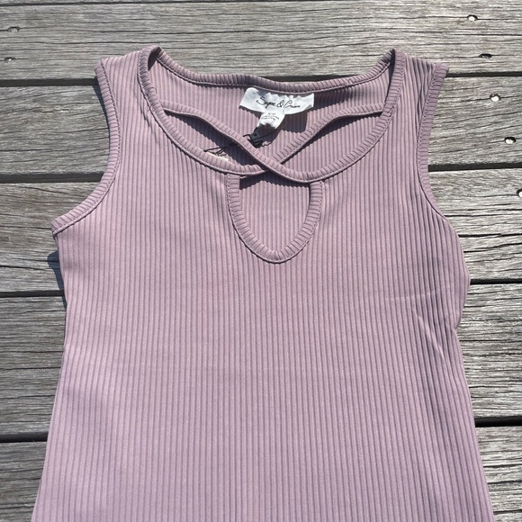 NOT FOR SALE-Sugar & Cream Bodycon Mini Dress XS Light Purple Coastal Cowgirl - Picture 8 of 8